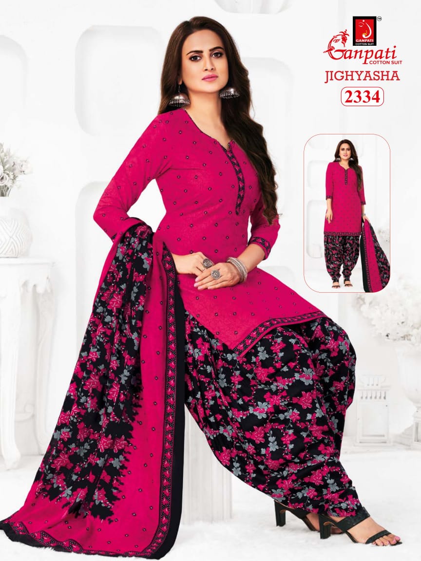 Jighyasha 23 By Ganpati Cotton Printed Dress Material Suppliers In India